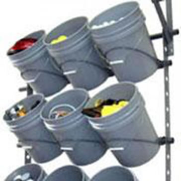Monkey Bar - 5 Gallon Bucket Holder - Garaginization - Atlanta Garage  Solution Pros